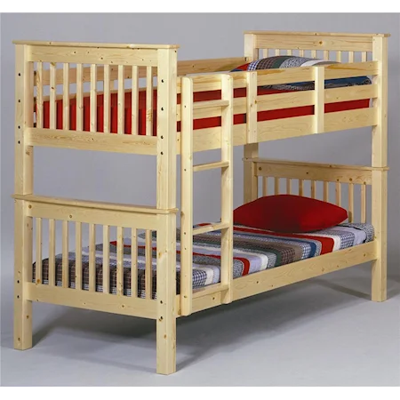 3" Post Pine Bunk Beds